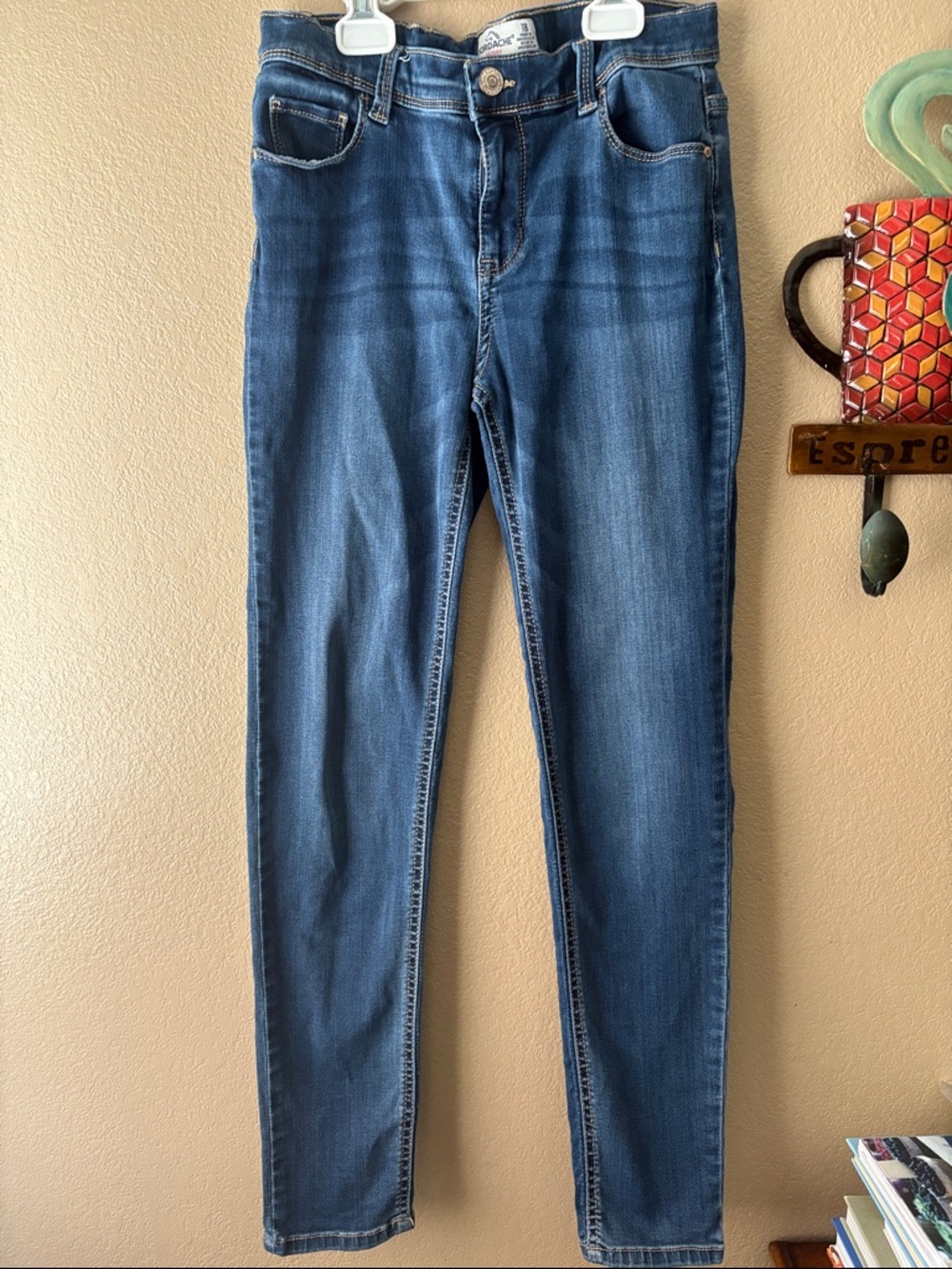 Jordache Girls Dark Blue Skinny Jeans